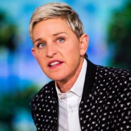 Ellen DeGeneres, American actress, comedian, television host.