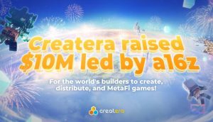 Createra raises $10 million from a16z to develop a gaming metaverse platform 