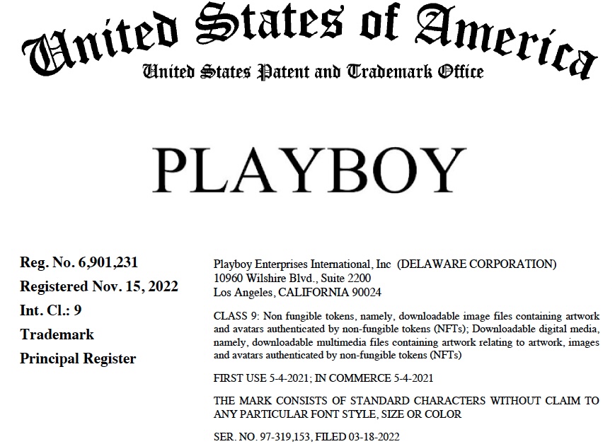 J.P. Morgan, Ticketmaster, .SWOOSH, and Playboy file metaverse trademark applications