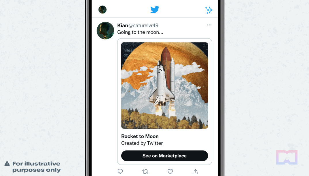 Twitter tests NFT Tweet Tiles