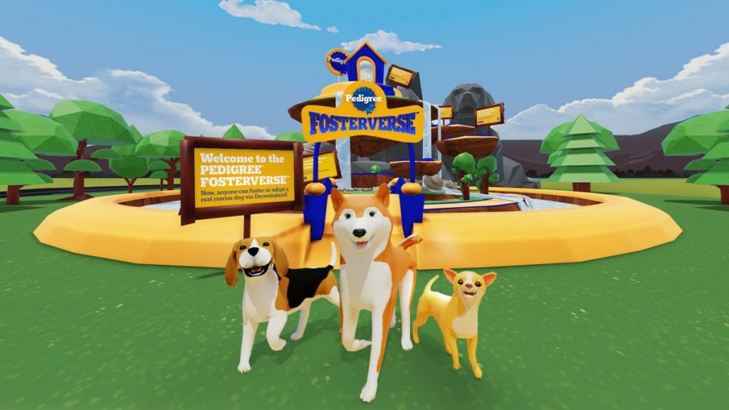 Pedigree enters Decentraland: You can now adopt dogs in the metaverse 