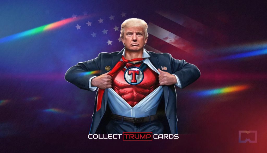 Donald Trump releases an NFT collection with $99 collectible cards