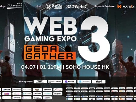 GEDA Partners with Cyberport to Host Premier Expo, Positioning Hong Kong as the Hub for Web3 Gaming