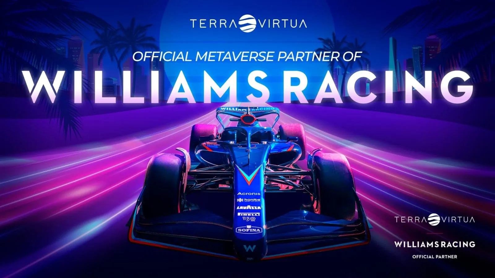 Williams Racing joins the Metaverse with Terra Virtua