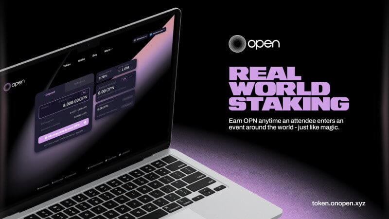 New RWA usecase unlocked as OPEN launches onchain ticketing ecosystem