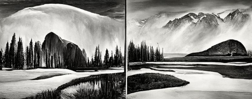 Ansel Adams Landscape Style