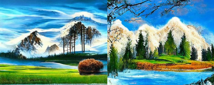 Bob Ross Landscape Style