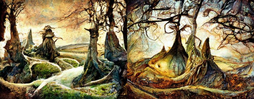 Brian Froud Landscape Style