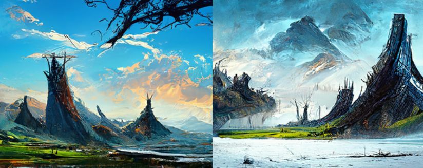 D&D Concept Artists Landscape Style