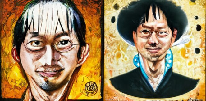 Eiichiro Oda Portrait Style