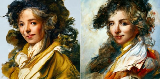 Elisabeth-Louise Vigee Le Brun Portrait Style