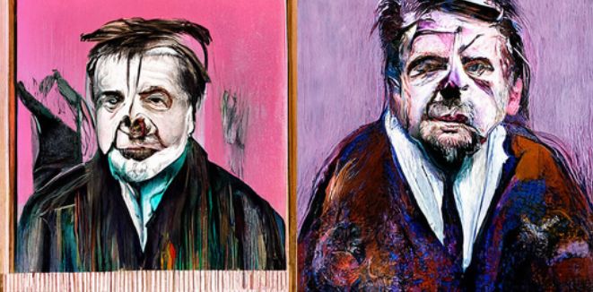 Francis Bacon Portrait Style