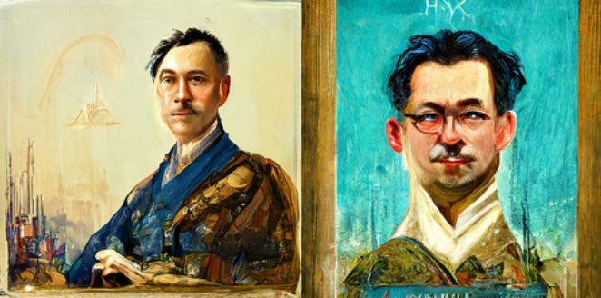 Hiroshi Yoshida Portrait Style