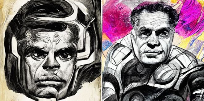 Jack Kirby Portrait Style