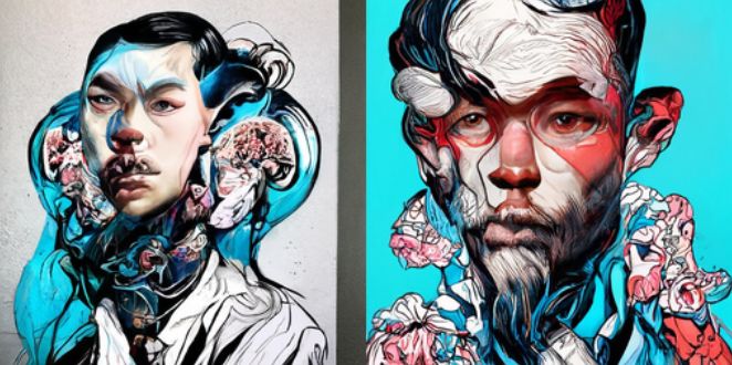 James Jean Portrait Style