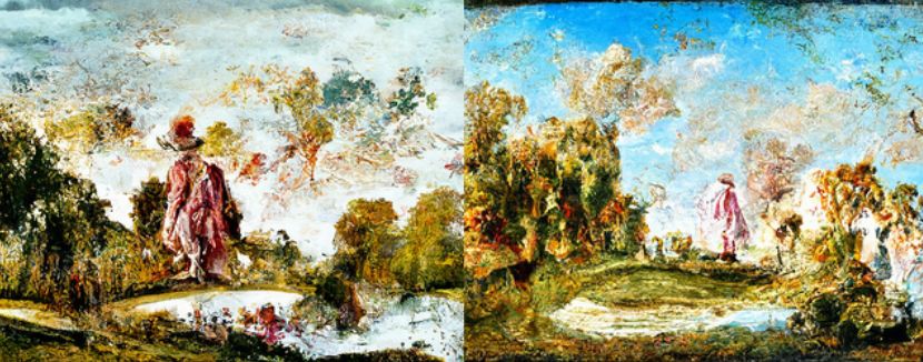 Jean-Antoine Watteau Landscape Style