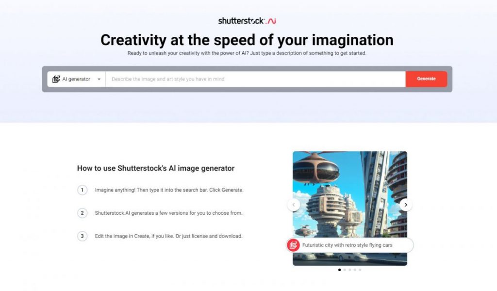 Shutterstock announced the AI art generator that empowered Dall-E 2