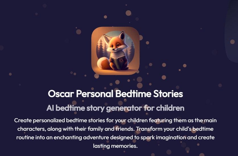 Oscar: An app that will put your baby to sleep with Midjourney and GPT-4