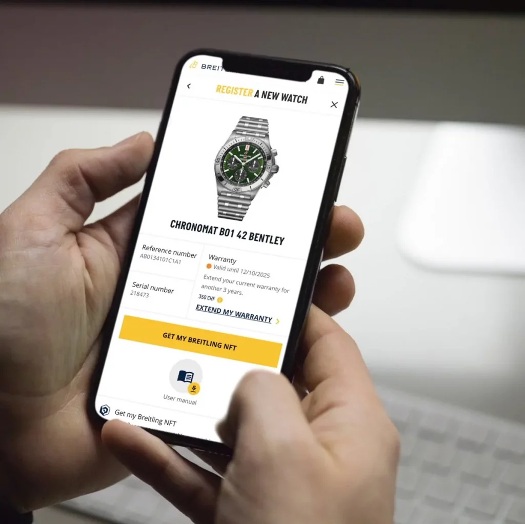 Breitling Partners With Arianee and Sourcemap for Luxury Watch NFTs